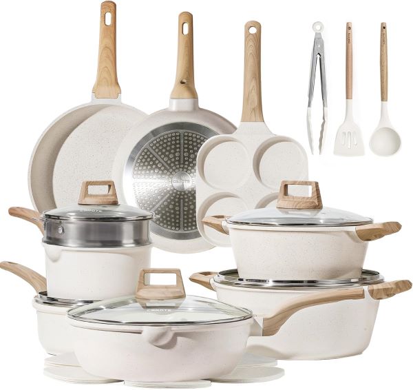 CAROTE-21Pcs-Pots-and-Pans-Set-Nonstick-Cookware-Sets