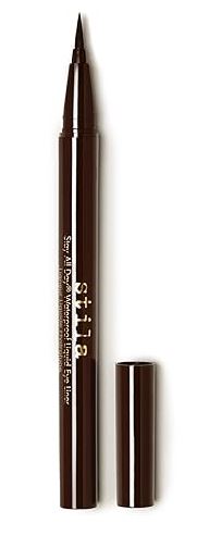 stila Waterproof Liquid Eye Liner, Stay All Day Makeup with Fine Brush Tip Lasting Satin Finish
