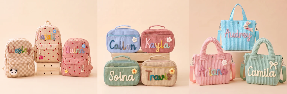 A personalized corduroy toddler backpack is a practical choice for preschool, daycare, travel, and everyday adventures.